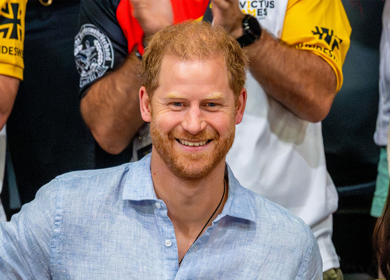 Prince Harry smiles during Invictus Games