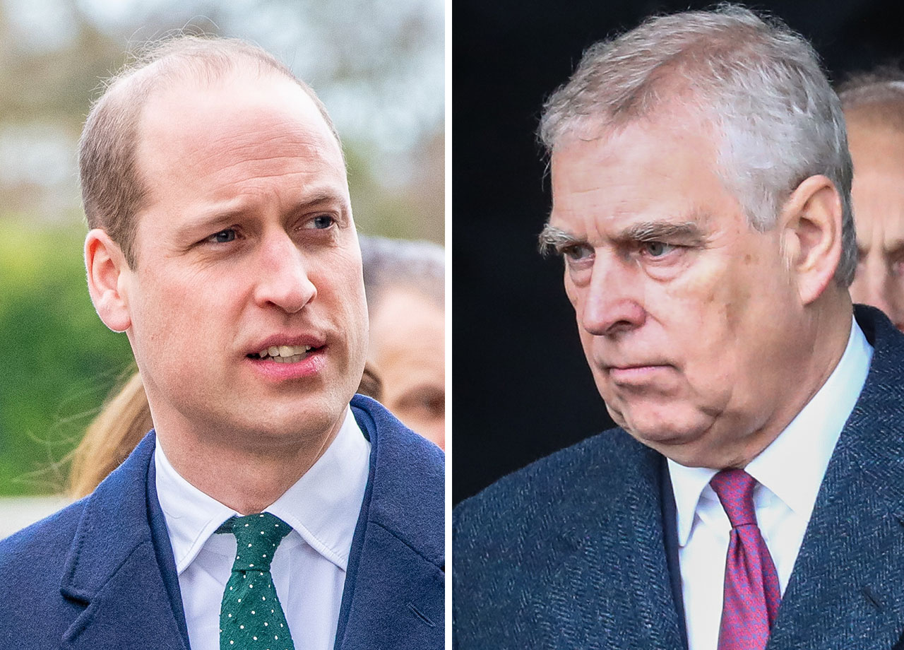 Prince William and Prince Andrew