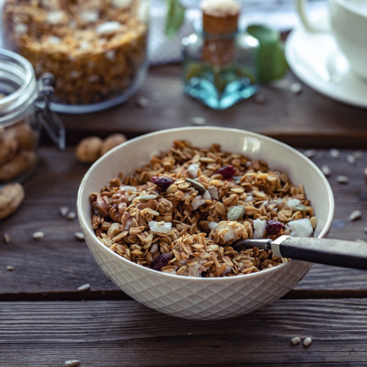 oatmeal with nuts