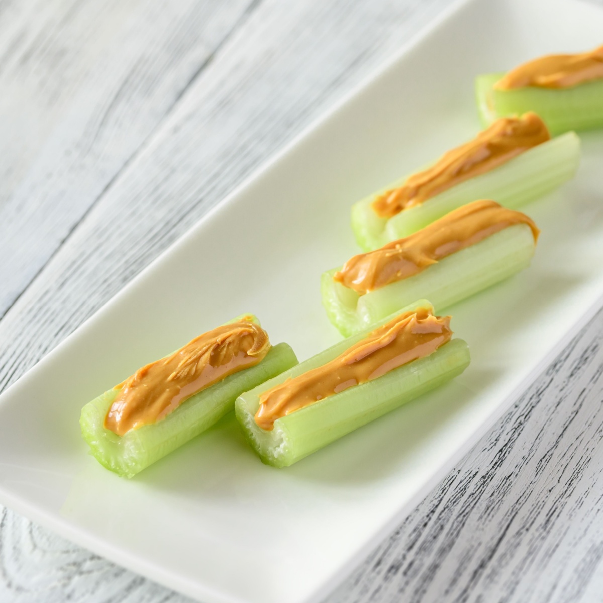 celery stick with nut butter