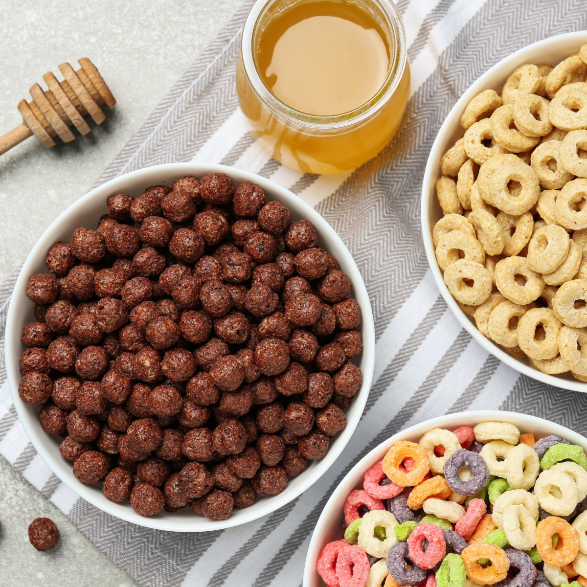 cereals with artificial sweeteners