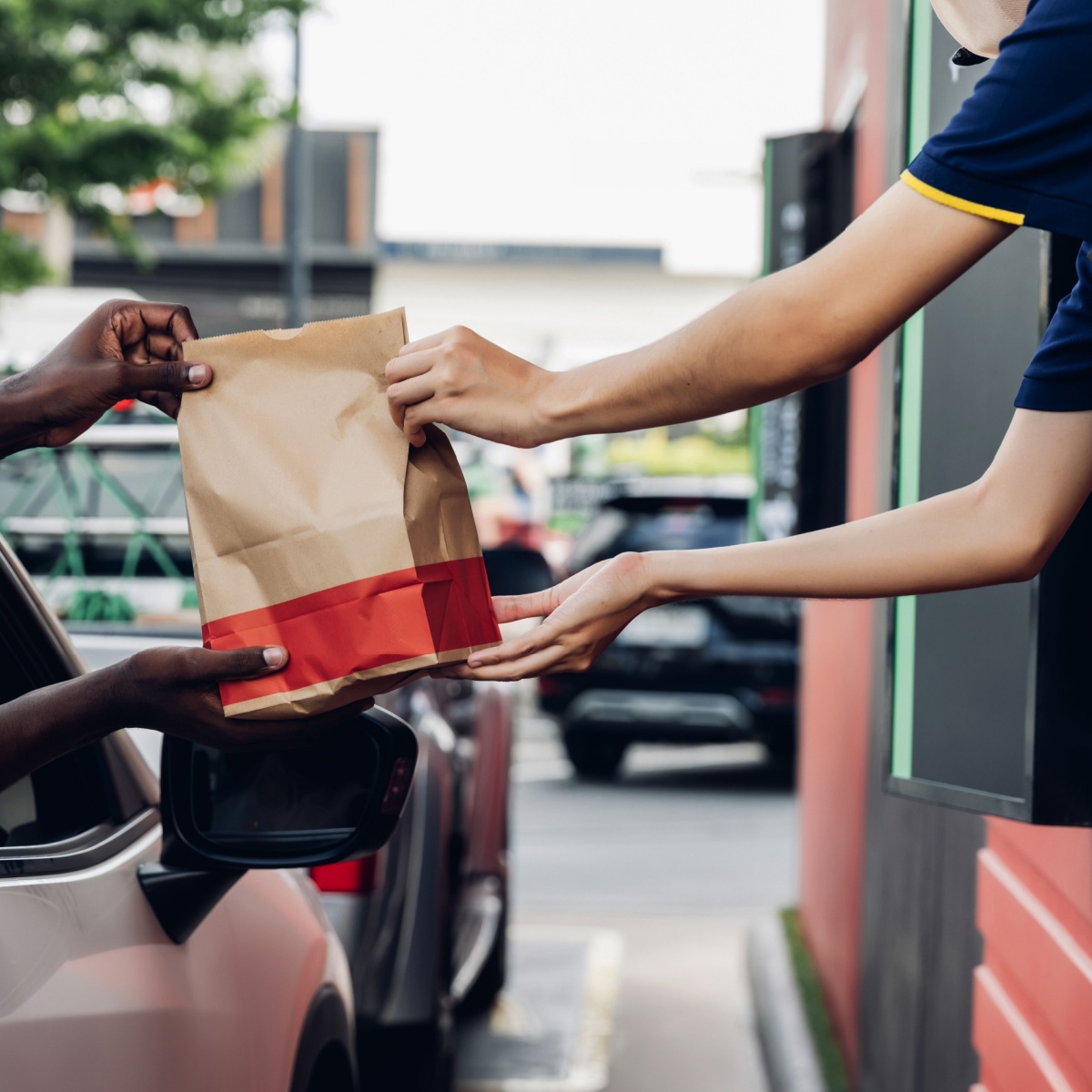 fast food drive thru