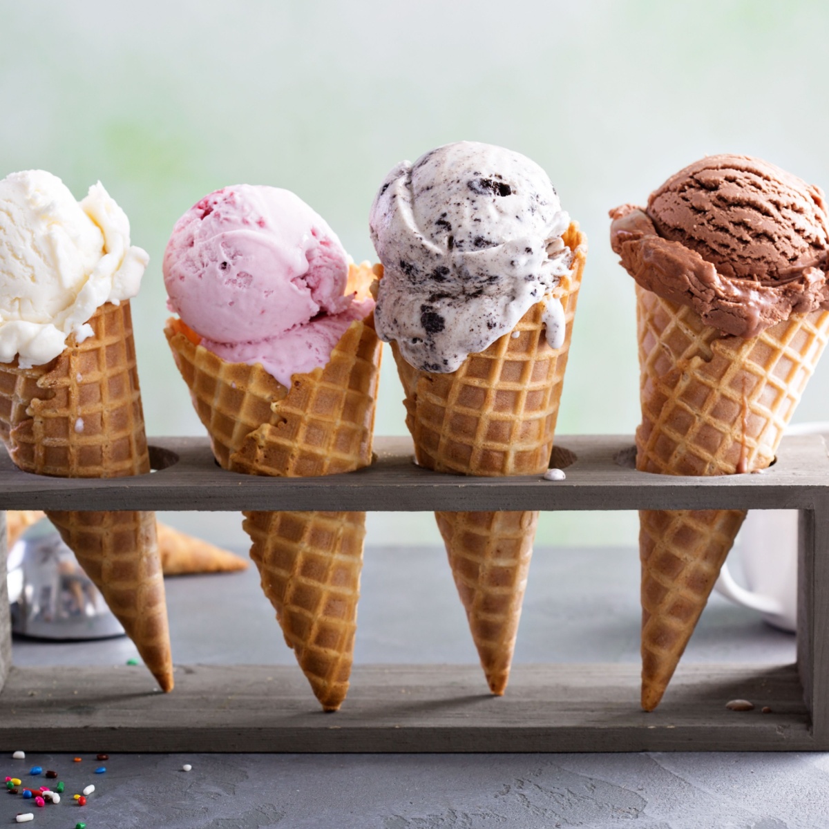 ice cream cones