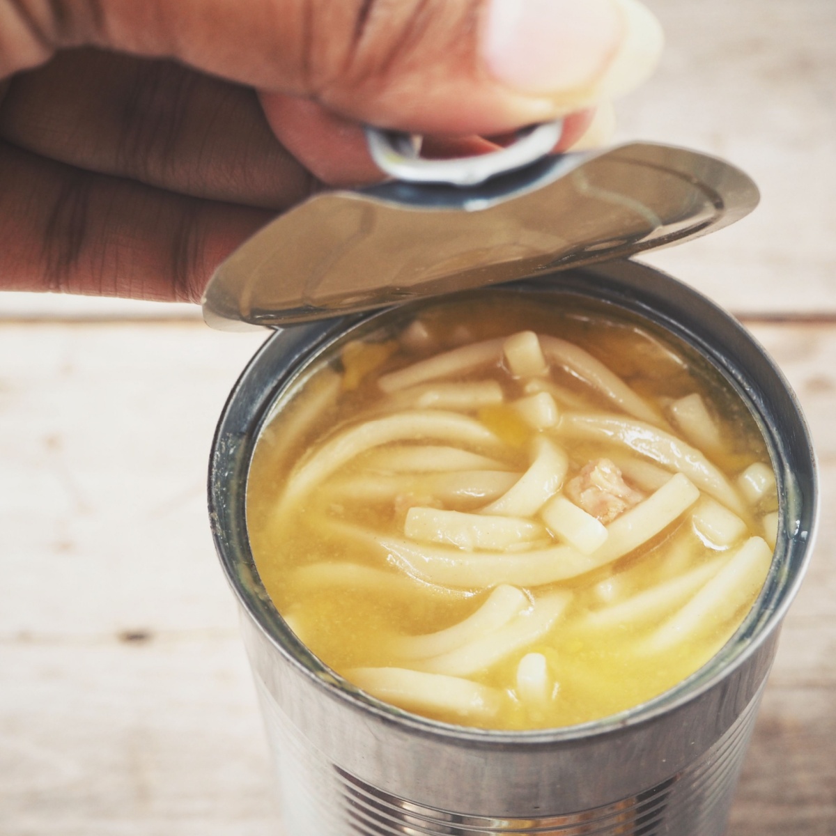 canned soup