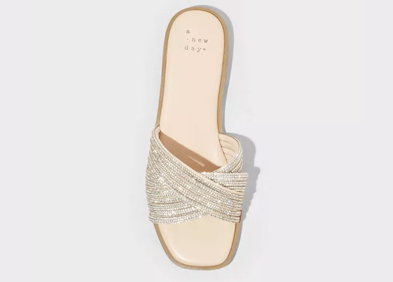 target rhinestone sandal