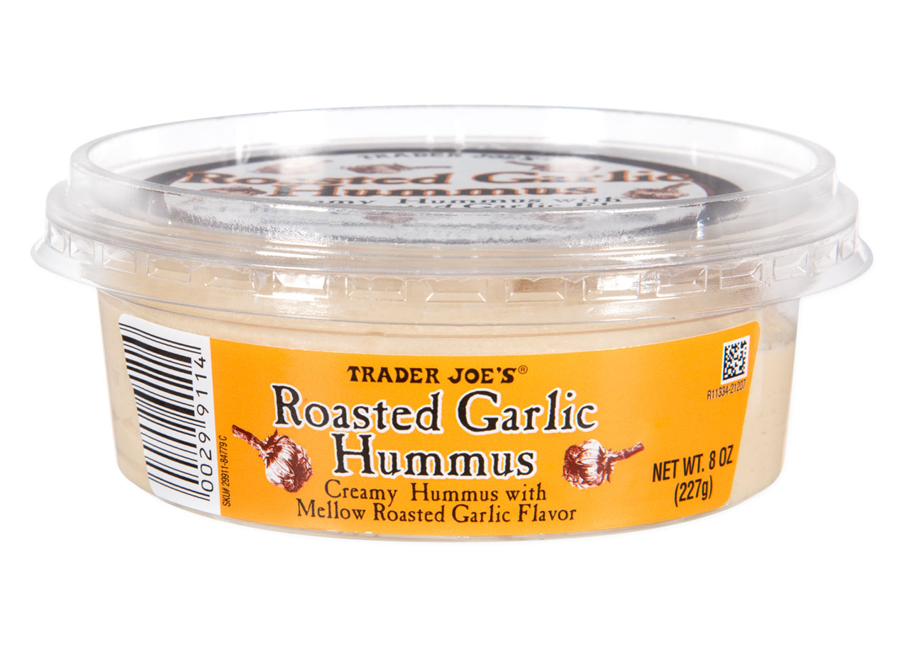 trader joes roasted garlic hummus