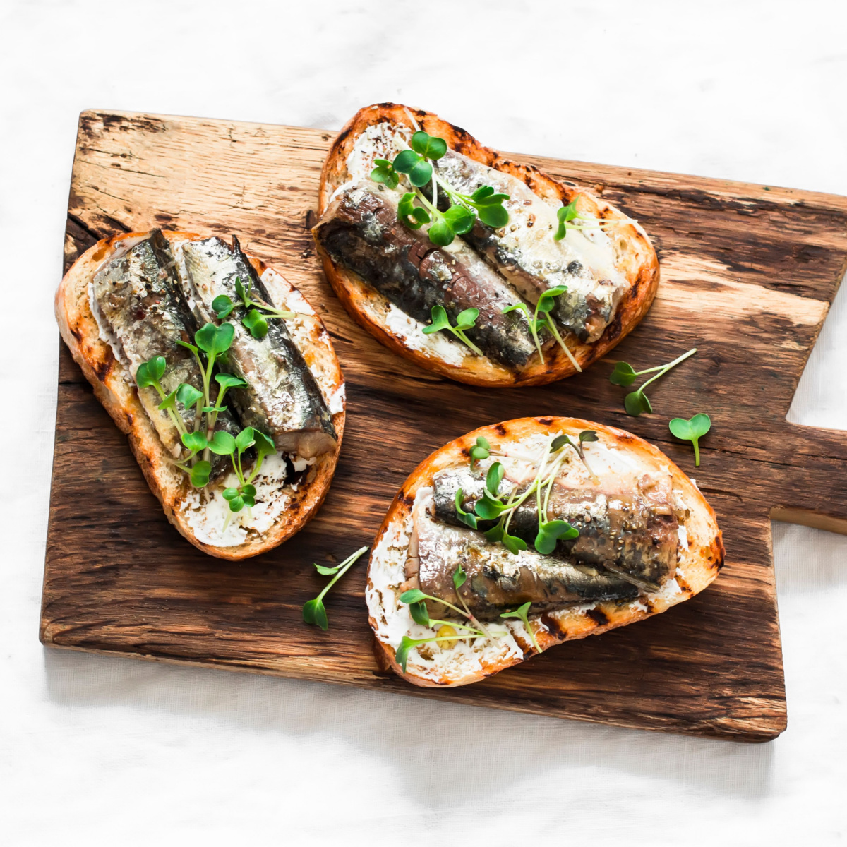 sardines on toast