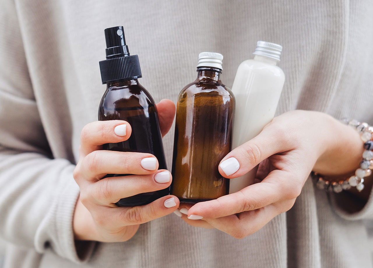 woman-holding-hair-products