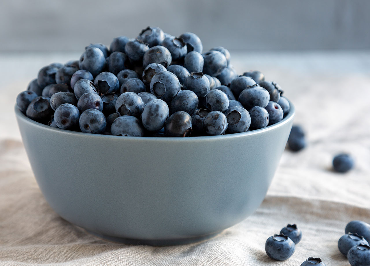 blueberries in a bowl