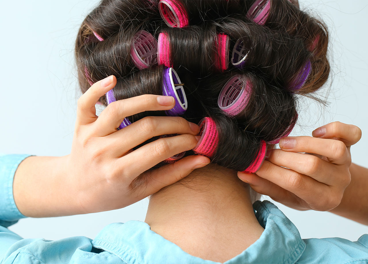 woman-in-hair-rollers