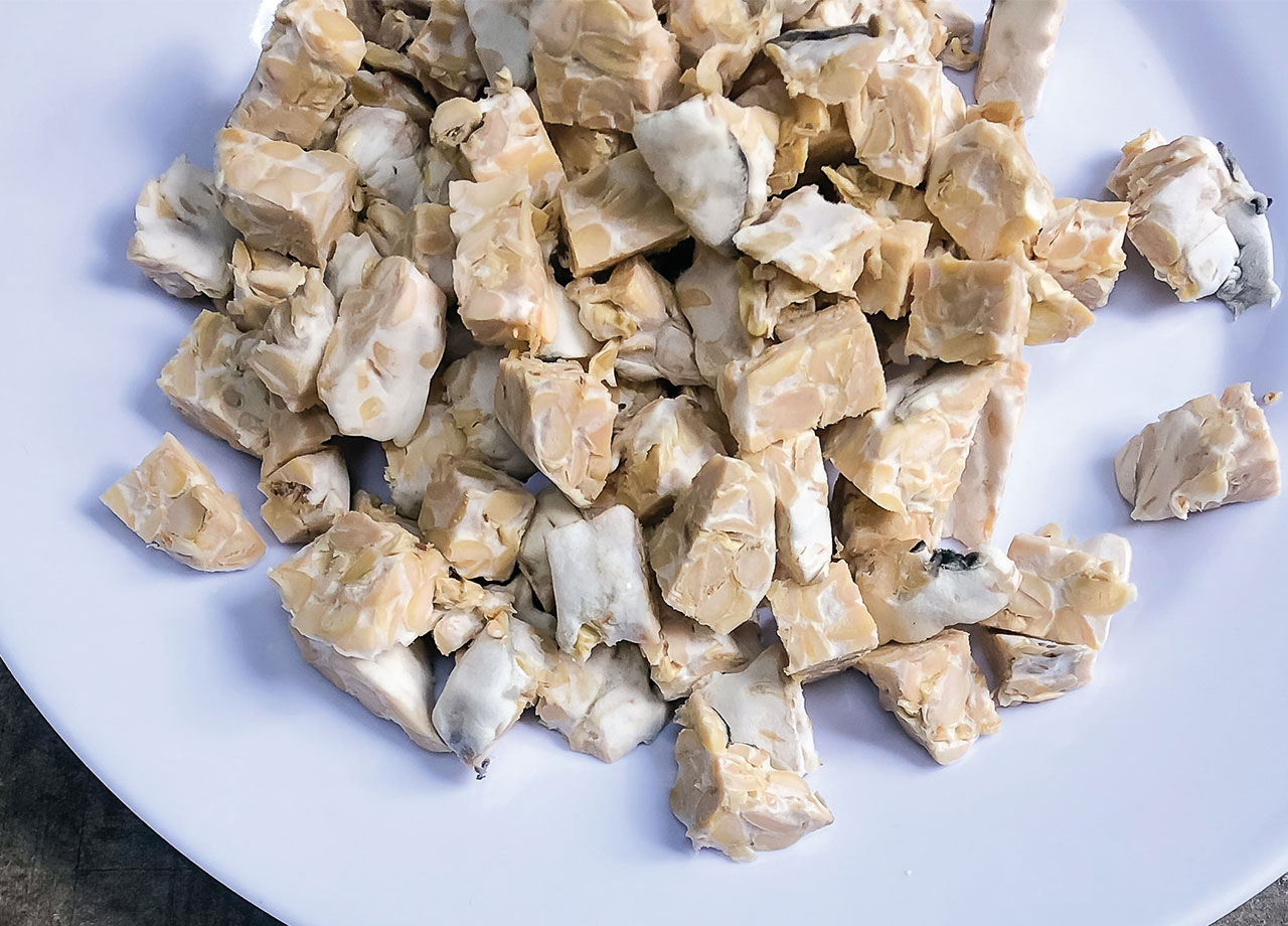 tempeh cubes