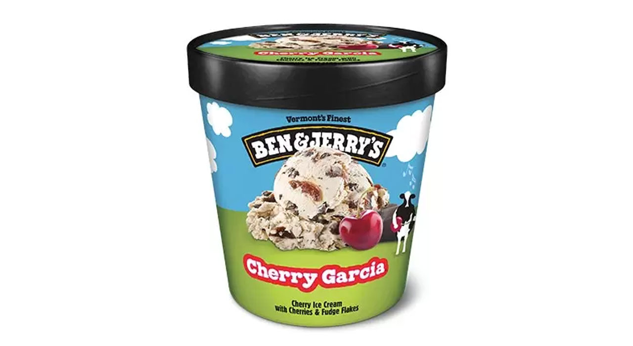 ben and jerrys cherry garcia ice cream