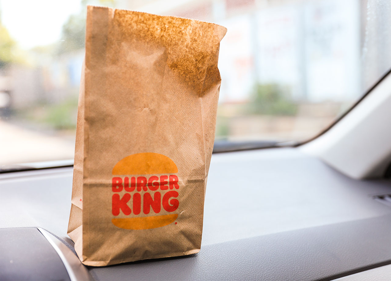 burger king bag