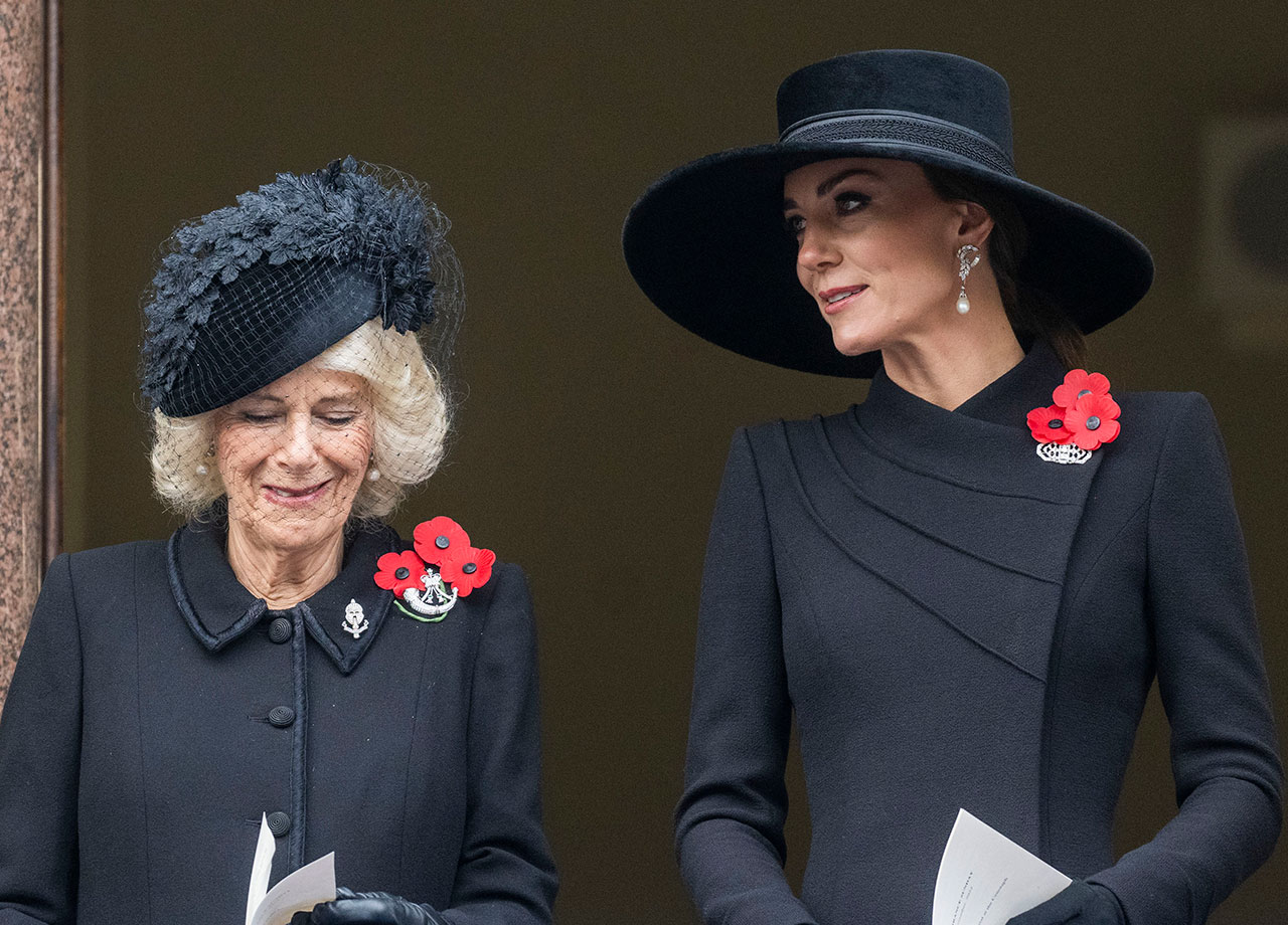 Queen Camilla and Kate Middleton Remembrance Sunday 2022