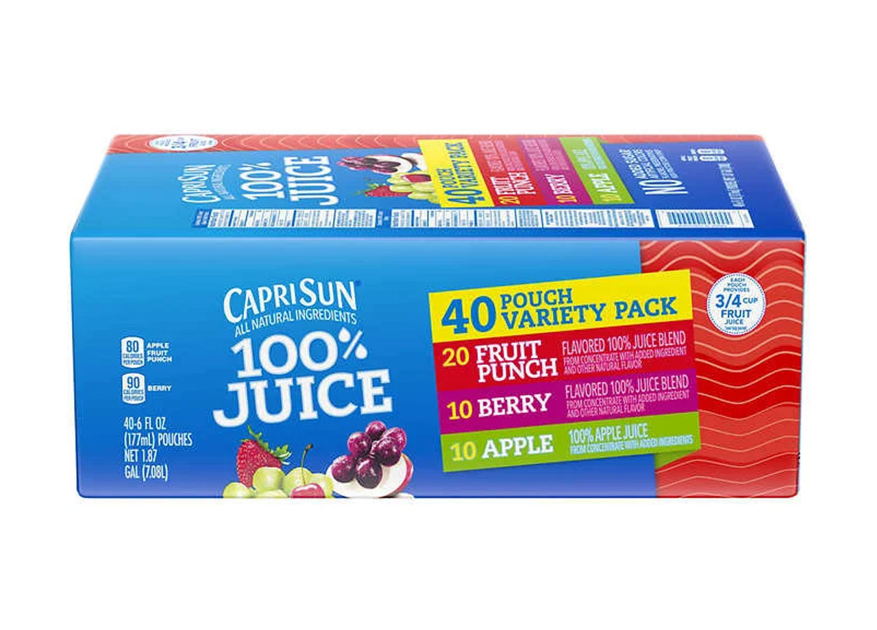 capri sun juice pouches