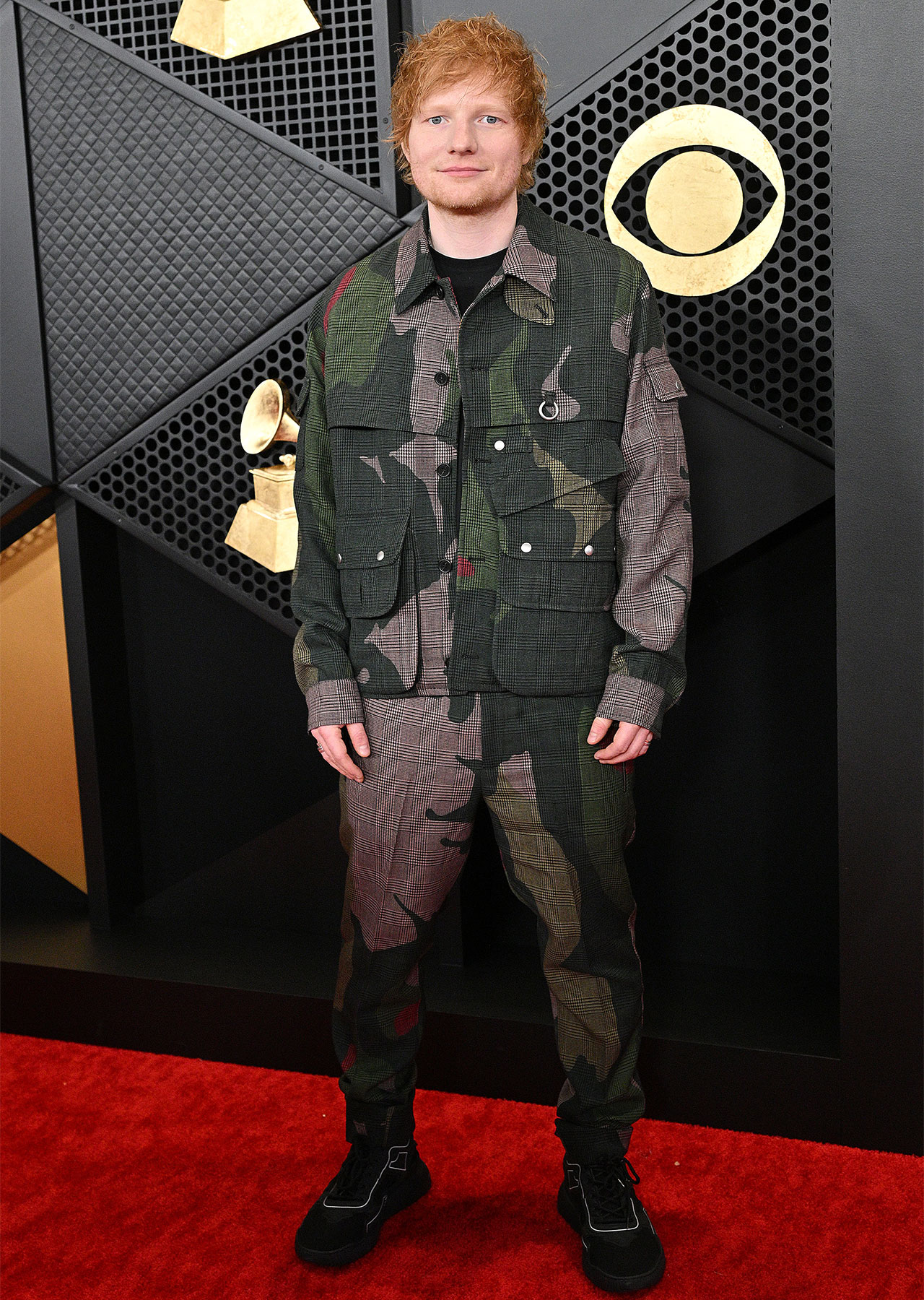 Ed Sheeran at the 66th Grammy Awards