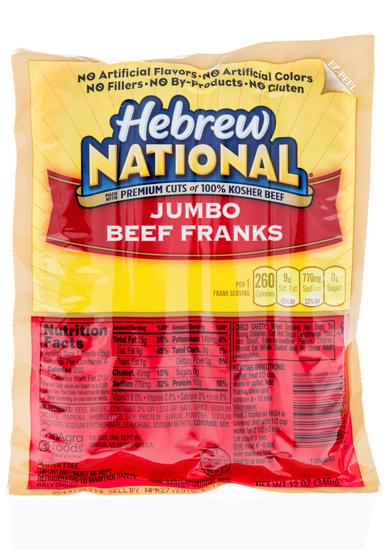 hebrew national hot dogs