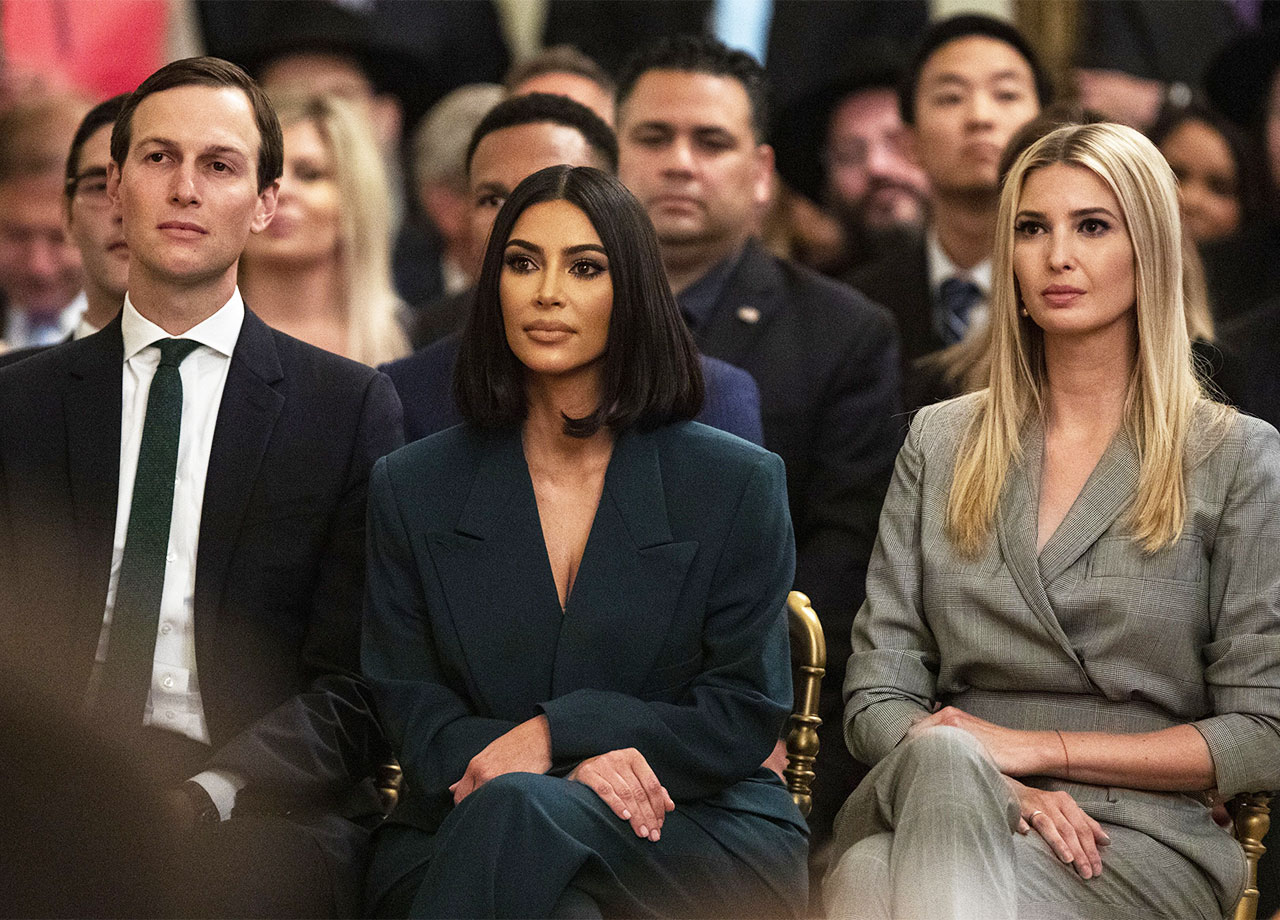 Jared Kushner Kim Kardashian Ivanka Trump