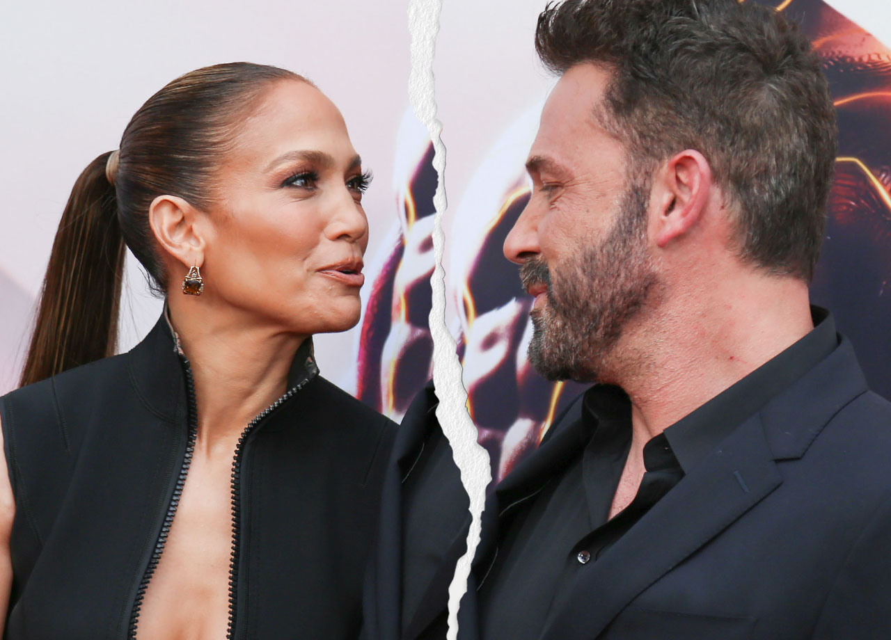 Jennifer Lopez and Ben Affleck split photo