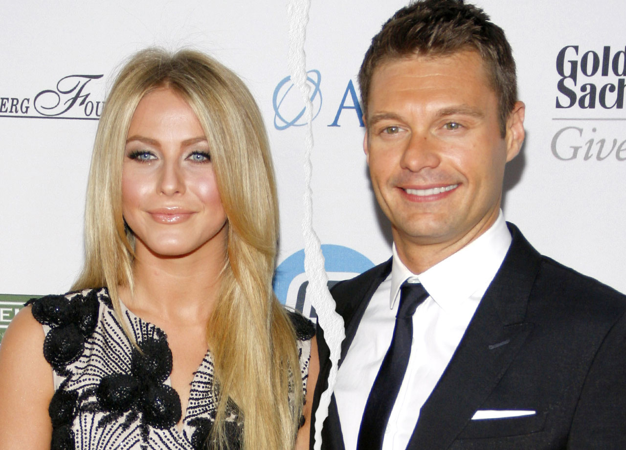 Julianne Hough with Ryan Seacrest ripped photo