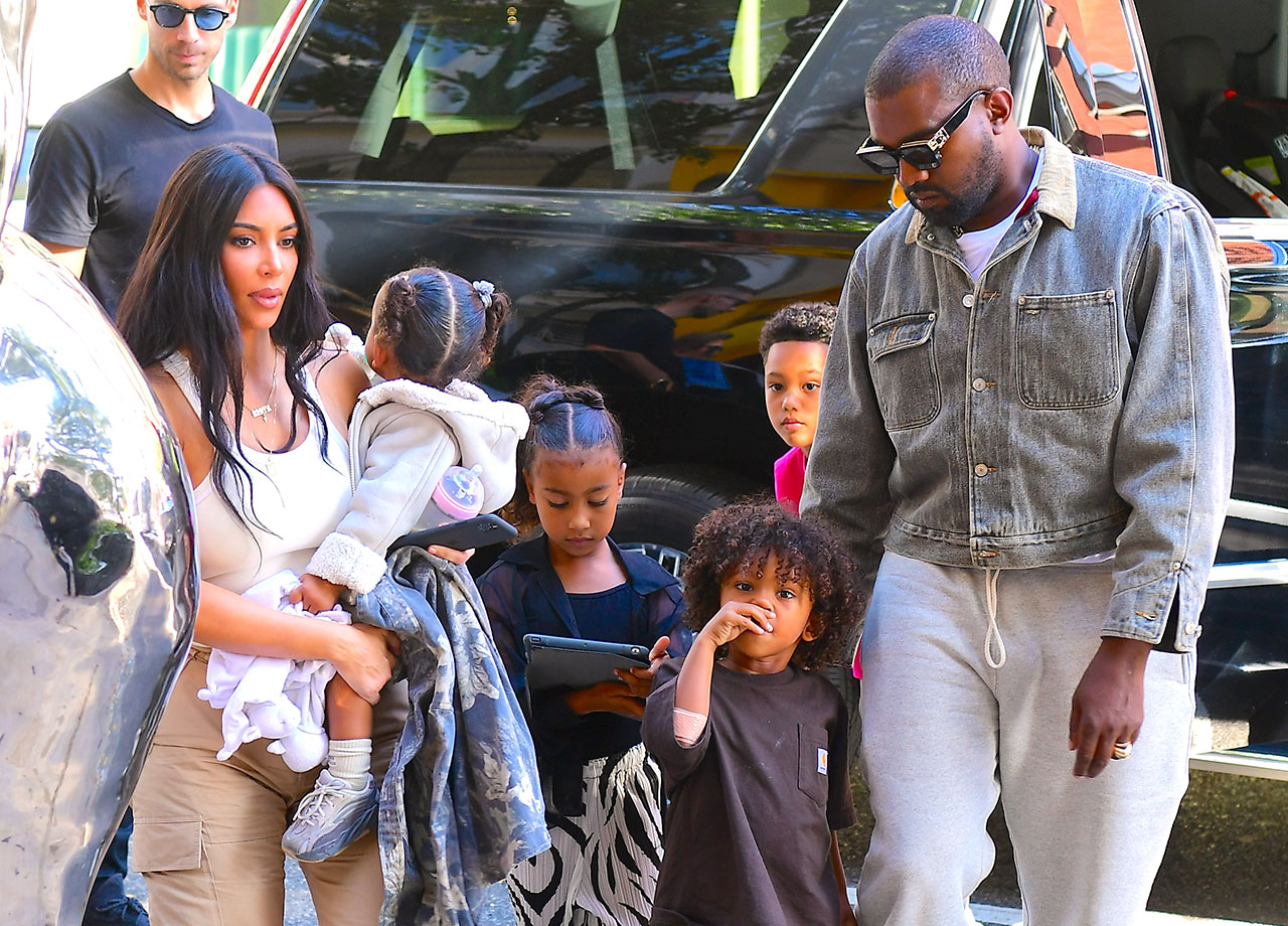 kim kardashian kanye west kids