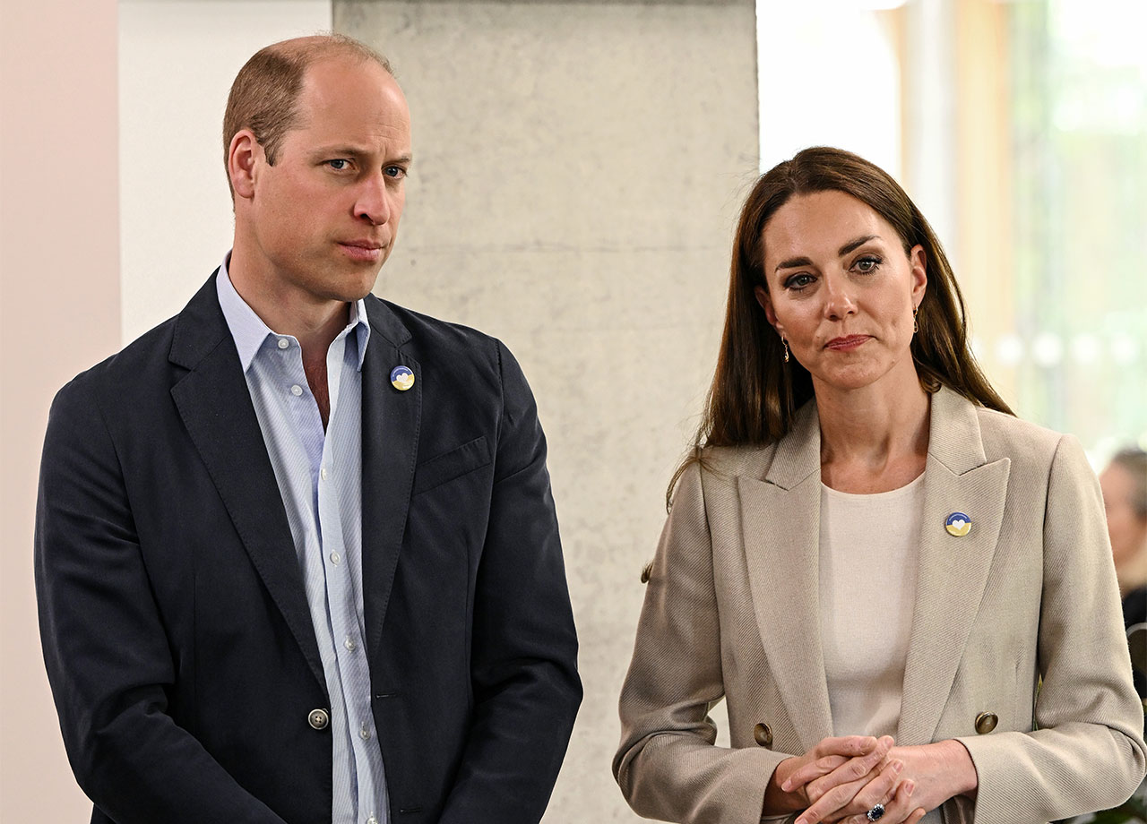 Kate Middleton Prince William visit London headquarters of the Disasters Emergency Committee