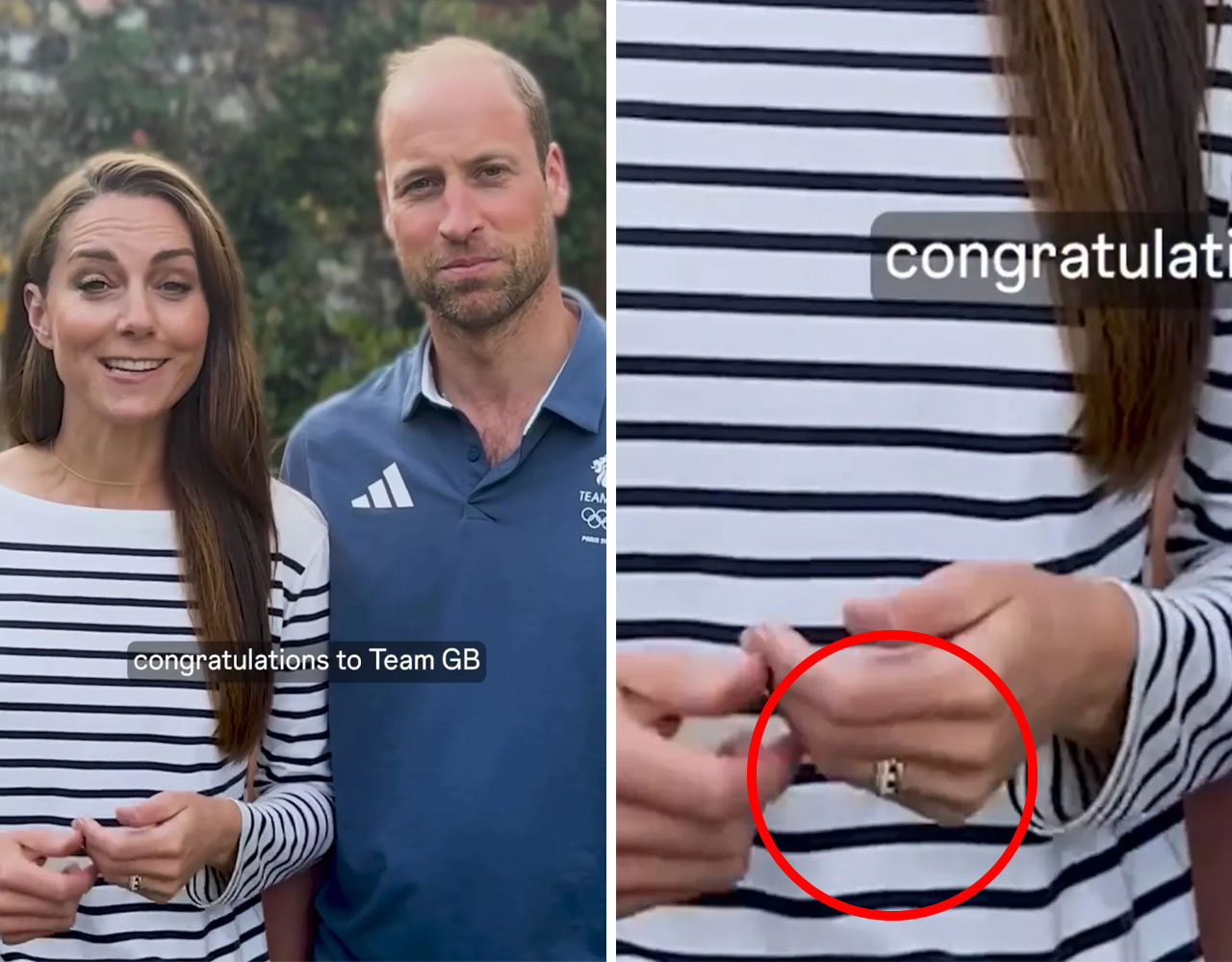 Kate Middleton wears promise ring in Olympics video message