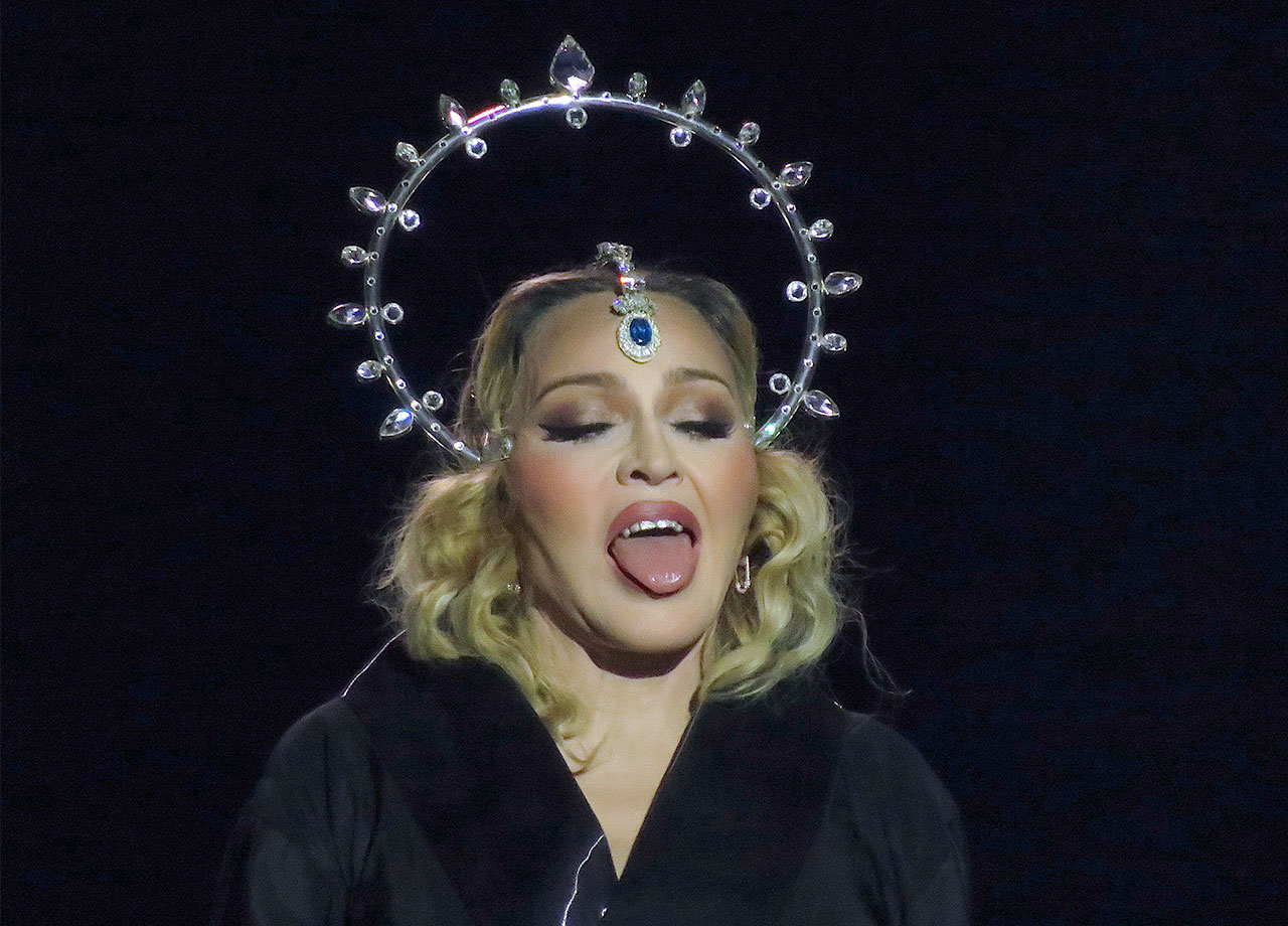 Madonna performs the Celebration Tour at Madison Square Garden