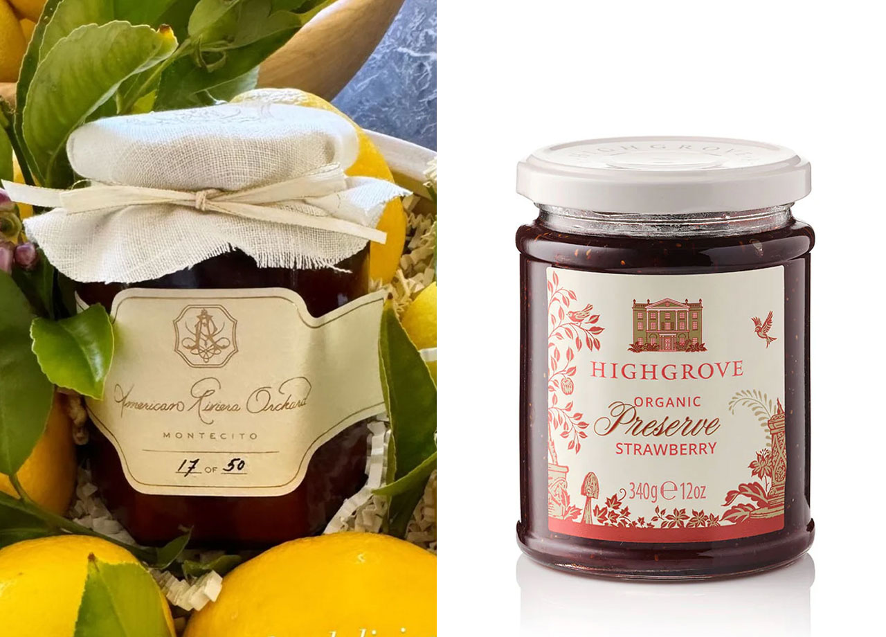 Meghan Markle American Riviera Orchard jam vs King Charles Highgrove Organic Strawberry Preserve