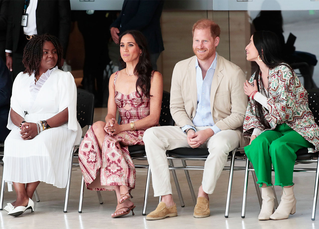 Prince Harry and Meghan Markle visit Bogota in Colombia