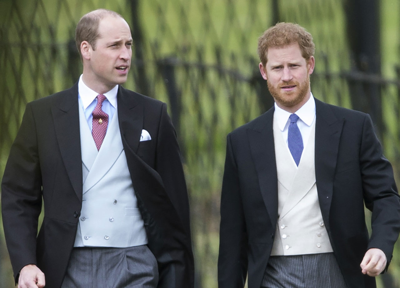 Prince William and Prince Harry attend Pippa Middleton's wedding