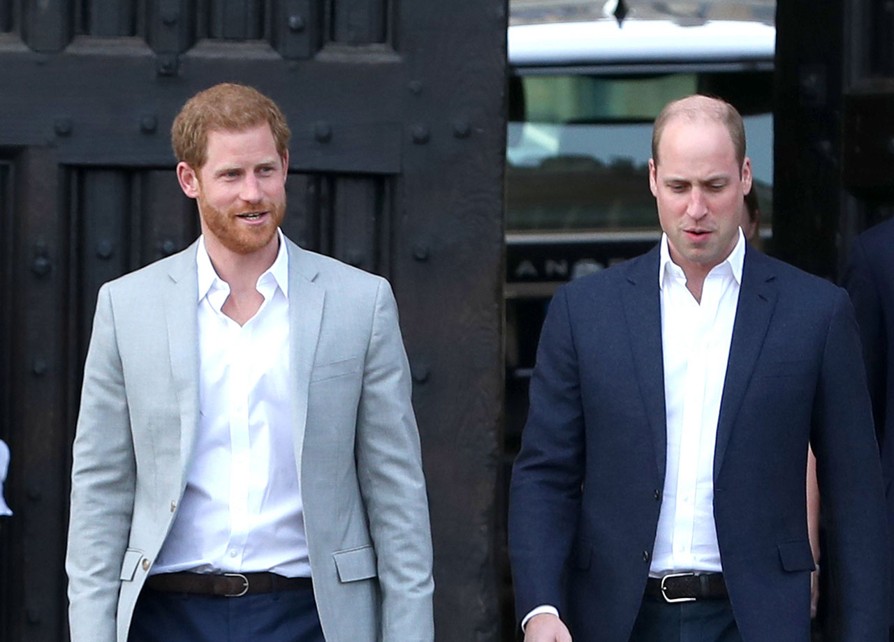 Prince Harry and Prince William in 2018