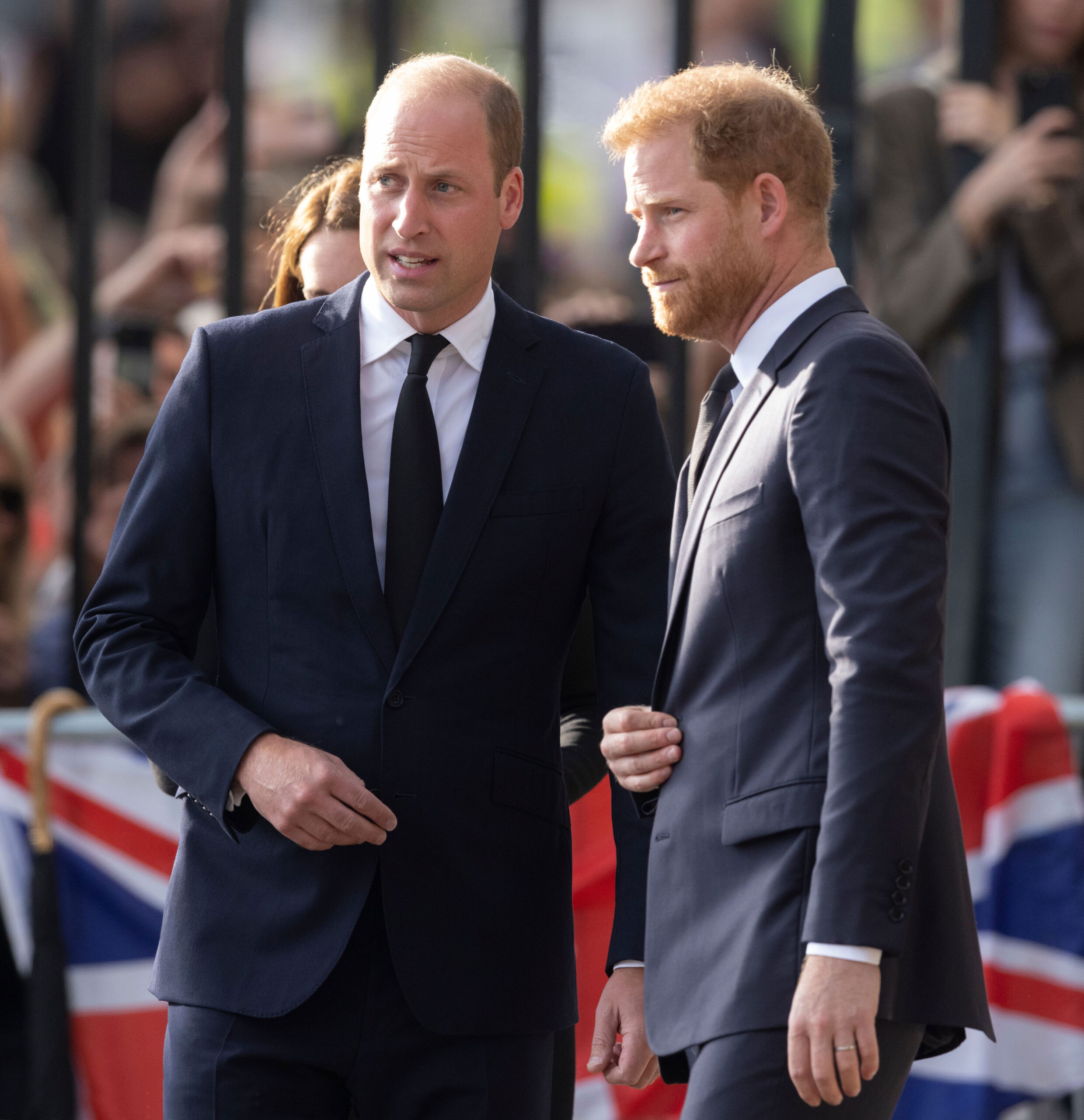 Prince William and Prince Harry in 2022