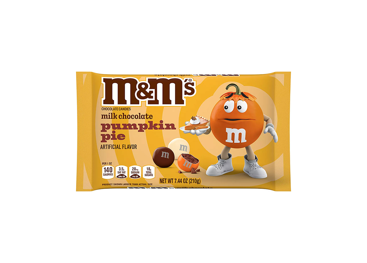 pumpkin pie m&ms