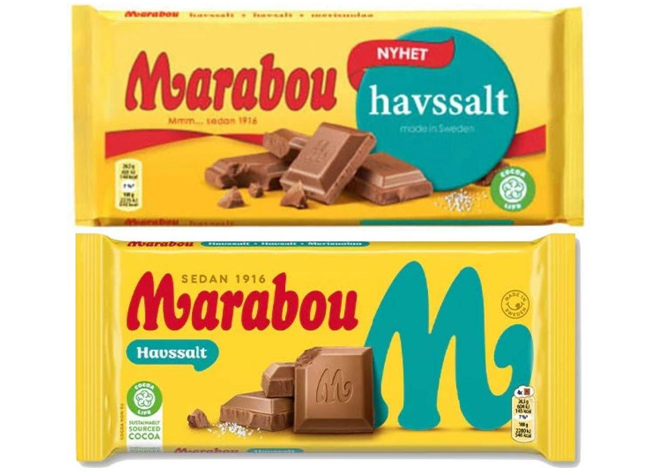 marabou sea salt chocolate bars