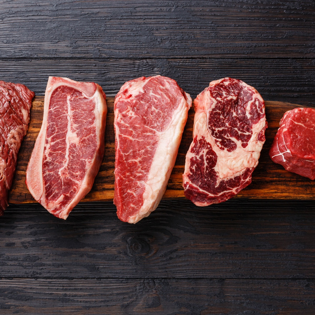 different types of red meat