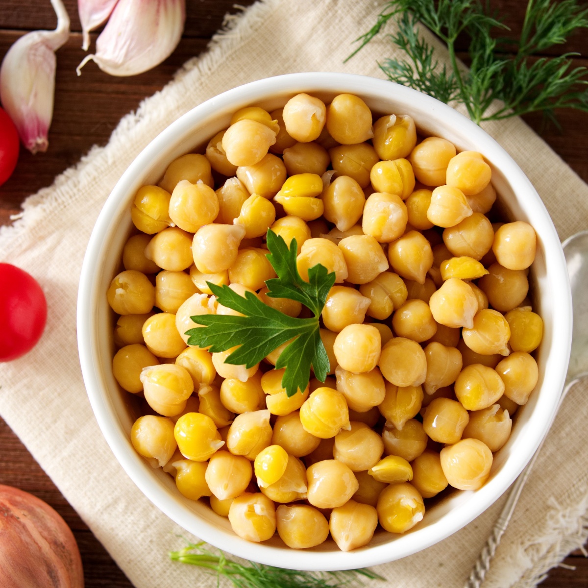 bowl of chickpeas