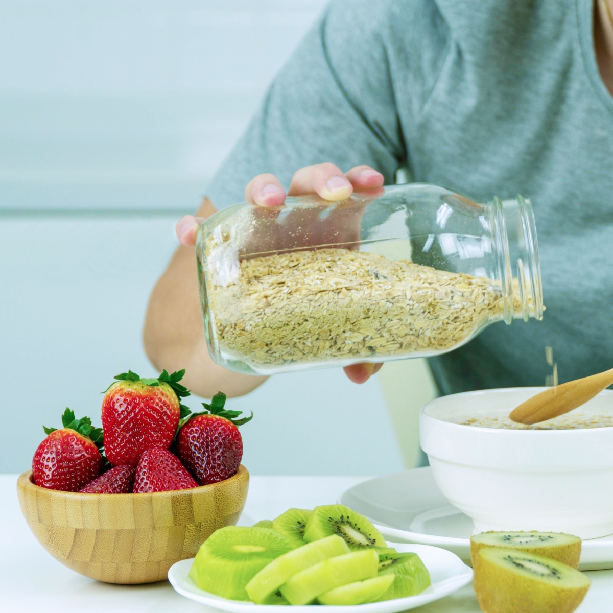 jar of oatmeal