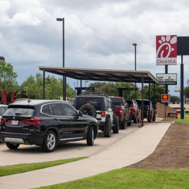 chick-fil-a drive thru