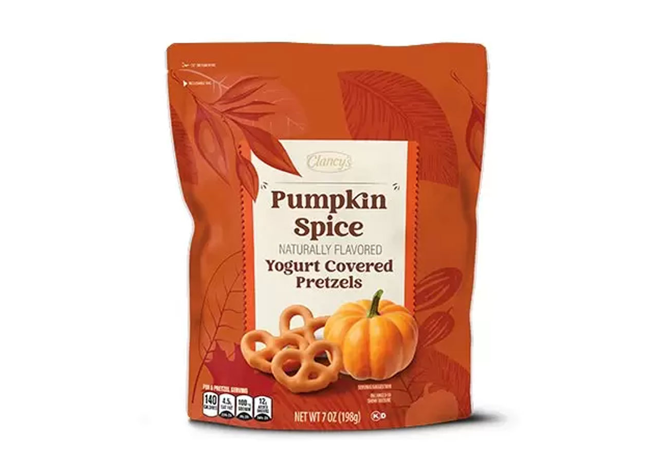 clancys pumpkin spice pretzels