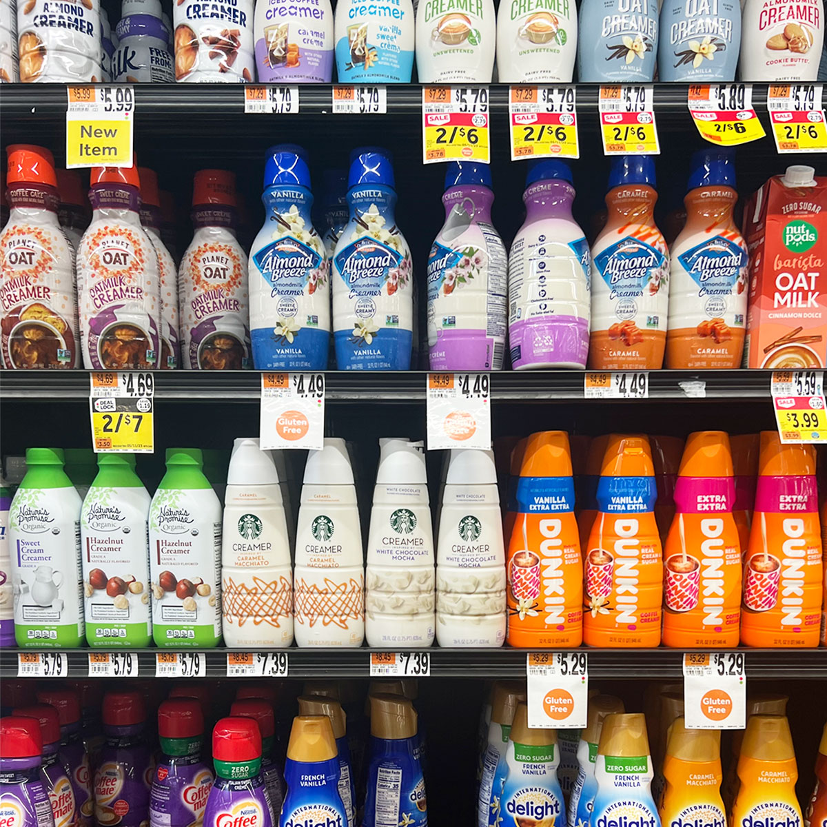 coffee creamer aisle