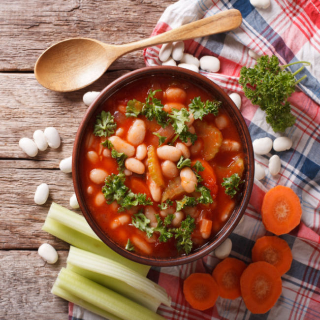 slow cooker minestrone