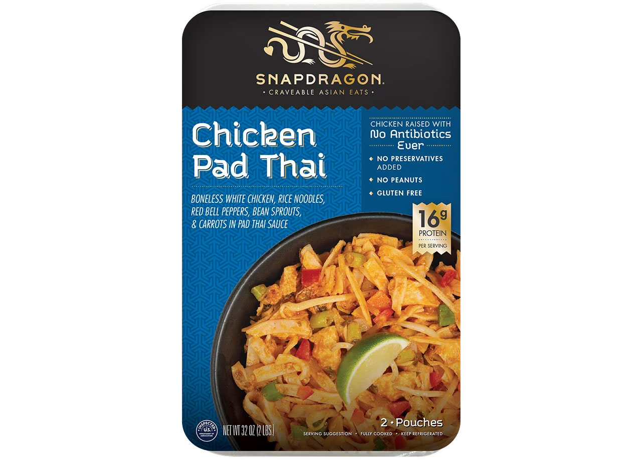 costco snapdragon chicken pad thai