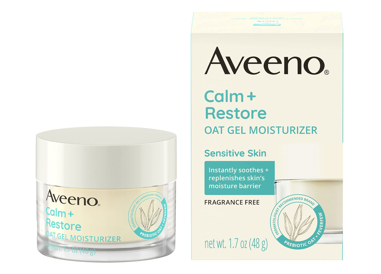 aveeno calm restore oat gel moisturizer