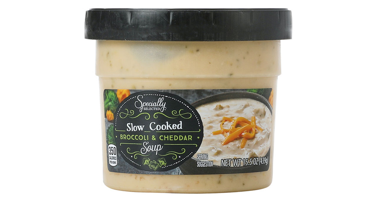 ALDI specially selected slow cooker broccolo cheddar soup