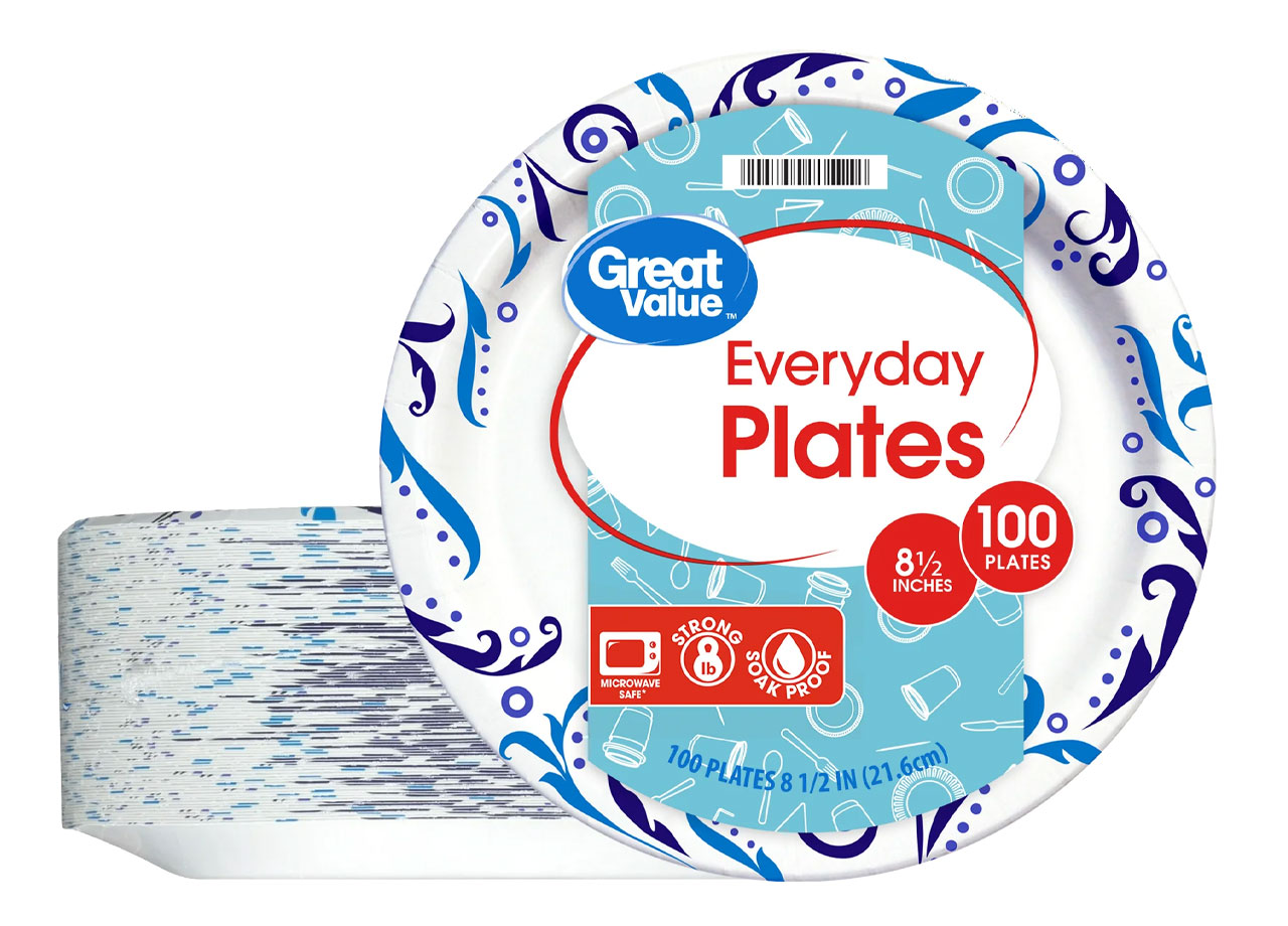 great value paper plates