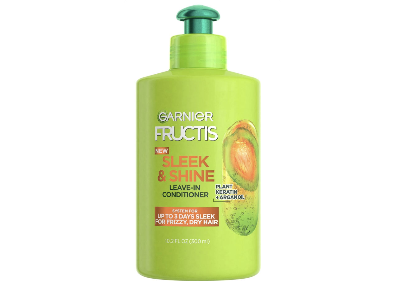 garnier fructis sleek shine leave in conditioning cream for frizzy dry hair