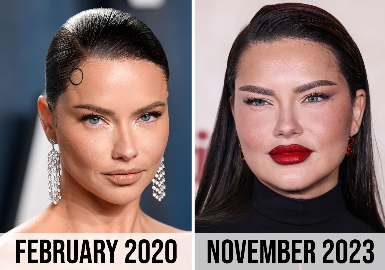 Adriana Lima before and after 2020 vs 2023