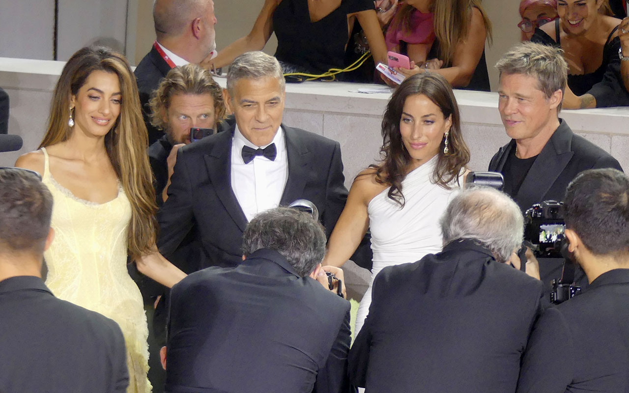 amal clooney george brad pitt ines de ramon