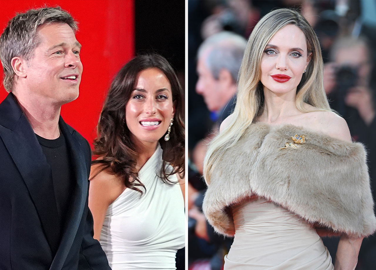 Brad Pitt and Ines De Ramon in Venice vs Angelina Jolie